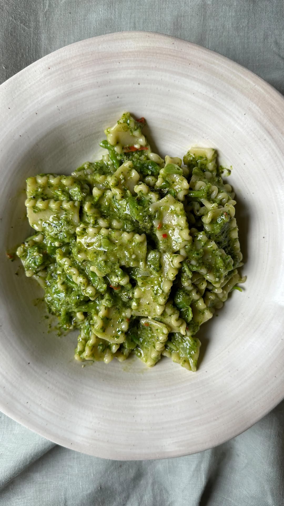Pesto Pasta with Broccoli