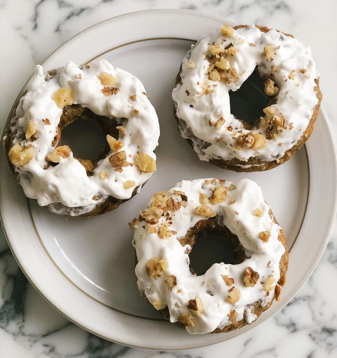 Dairy-Free Carrot Cake Donuts