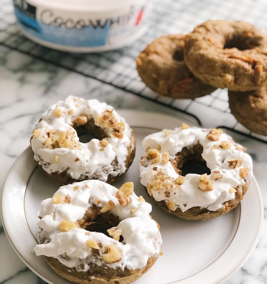 Dairy-Free Carrot Cake Donuts