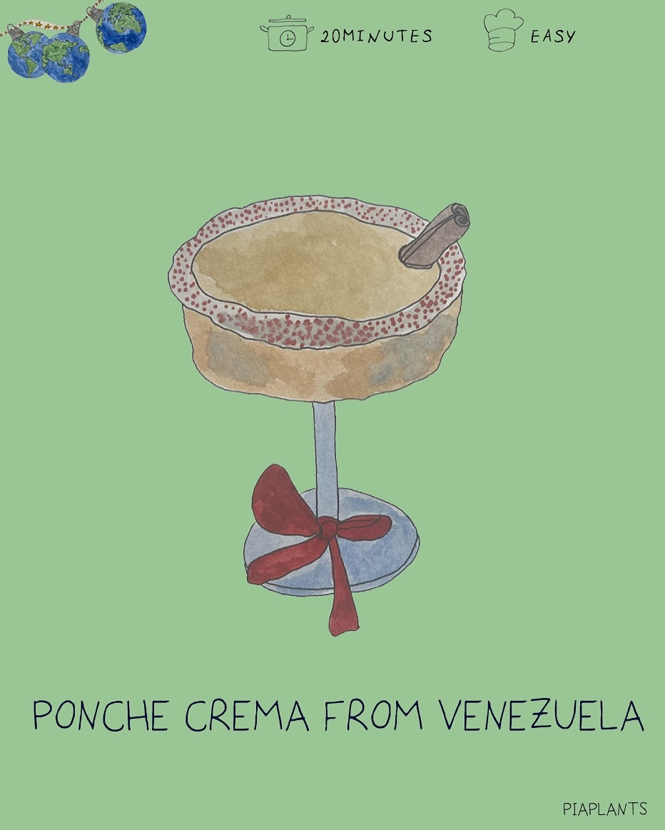 Venezuelan Ponche Crema Holiday Drink
