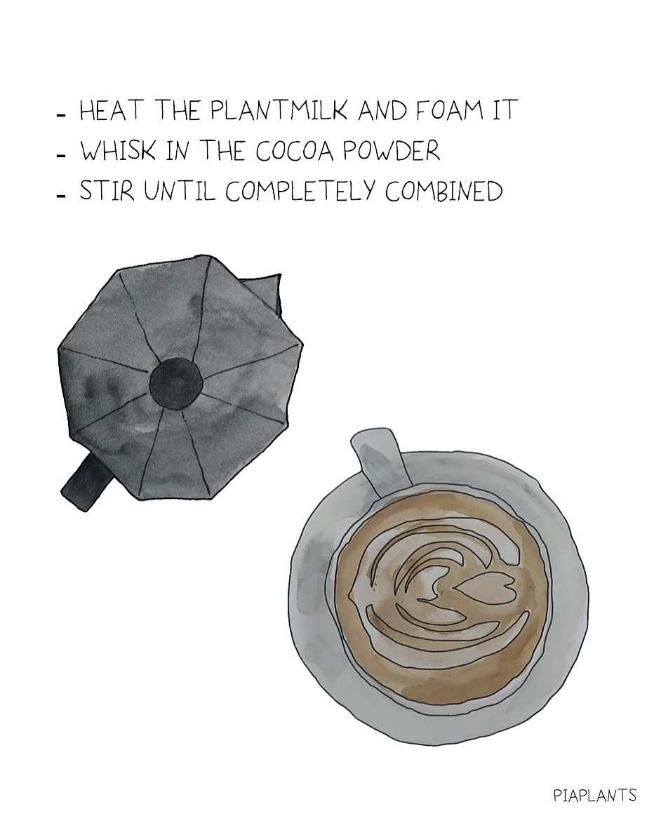 Creamy Plant-Based Mocha Drink