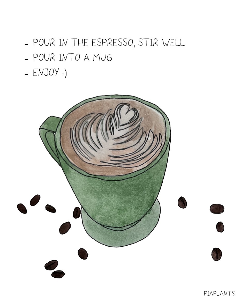 Creamy Plant-Based Mocha Drink