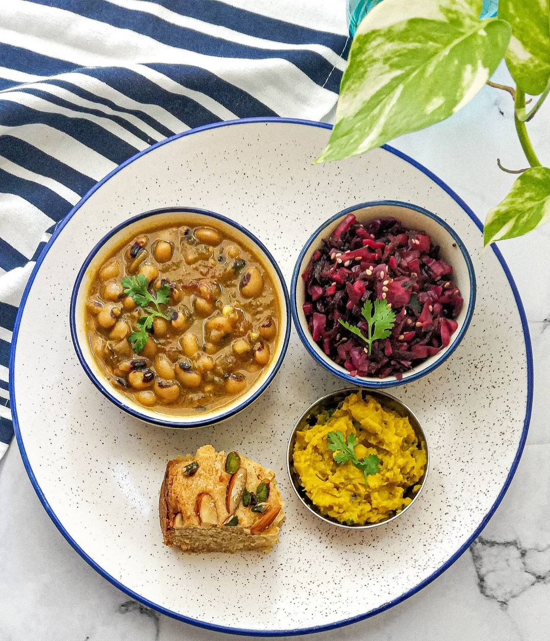 Traditional Yam Bharta Indian Side Dish