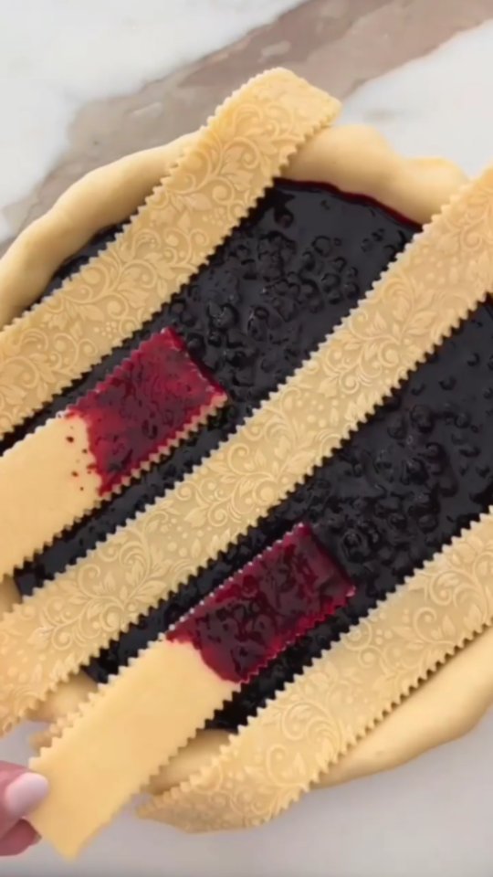 Wild Blueberry Pie with Lattice Crust