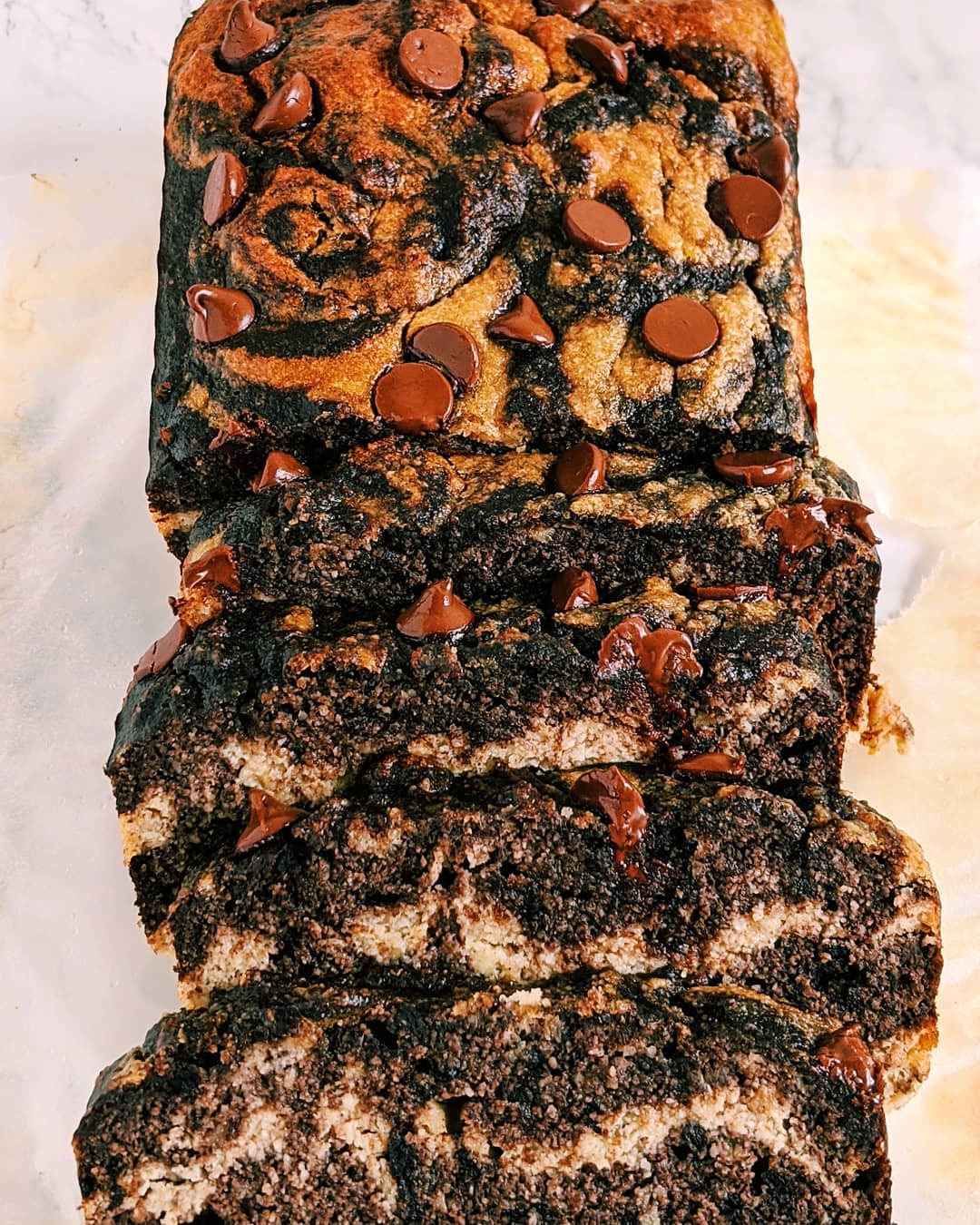Marbled Banana Bread