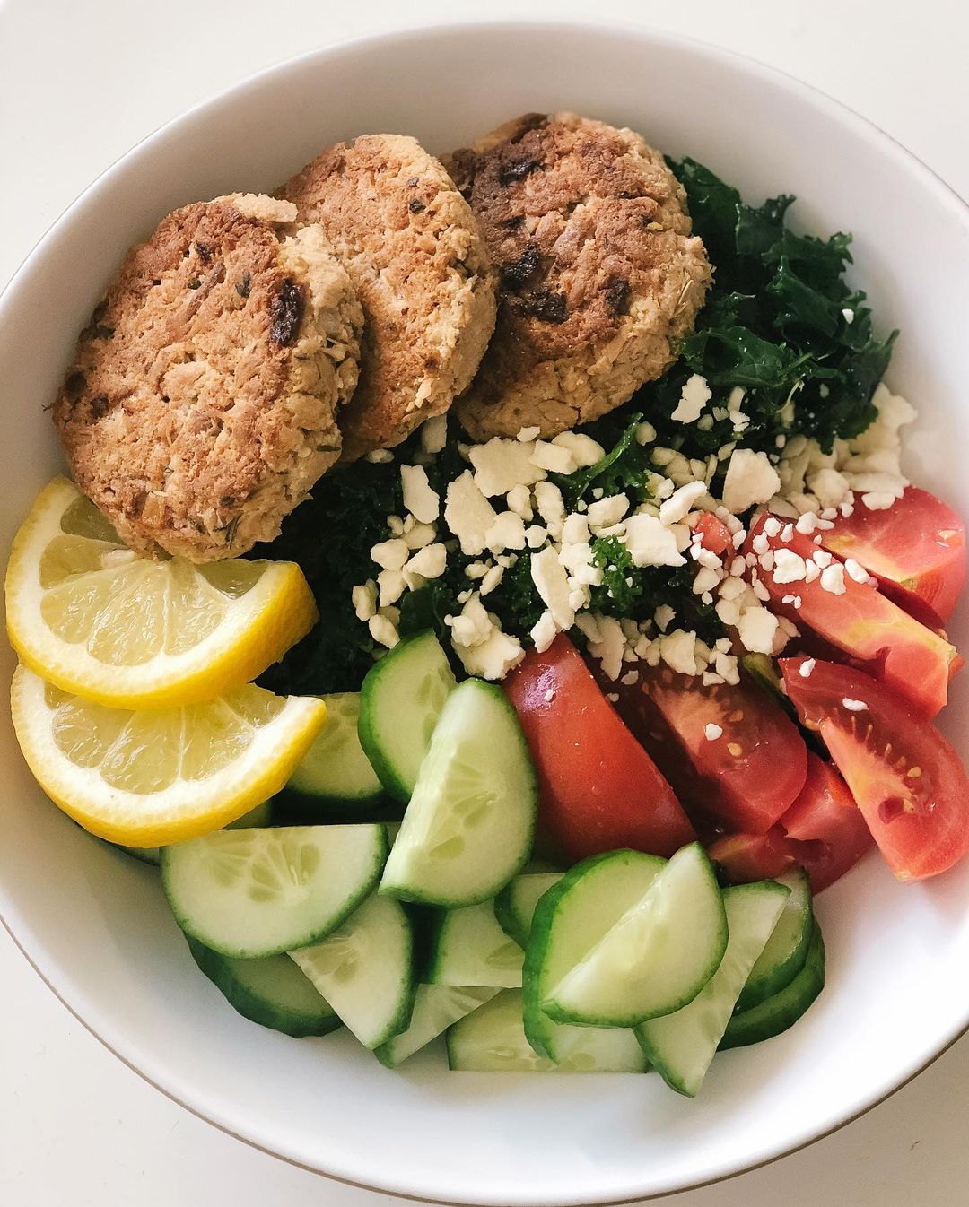 Easy Fried Tuna Patties with Fresh Salad