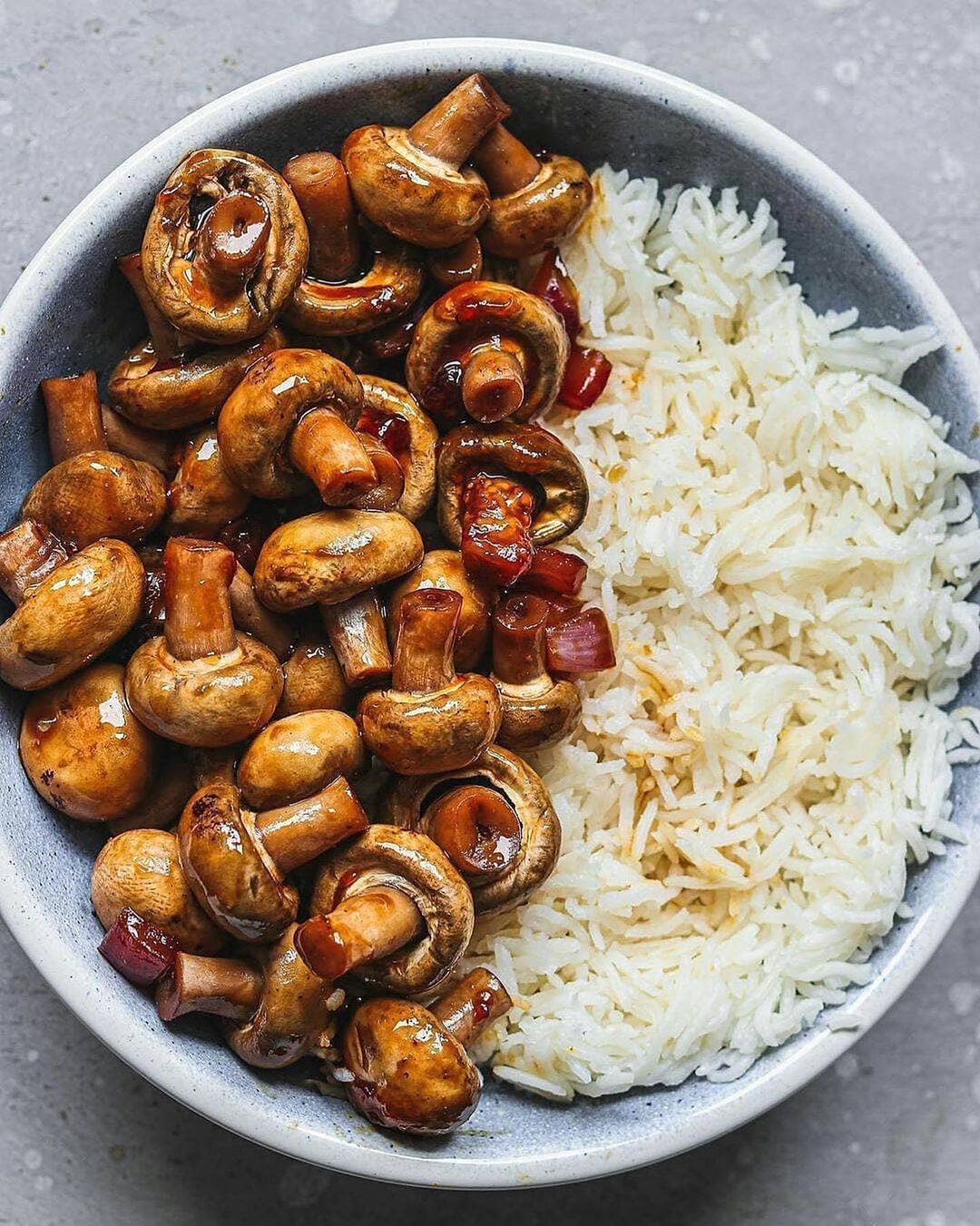 Easy Vegan Miso Glazed Mushrooms