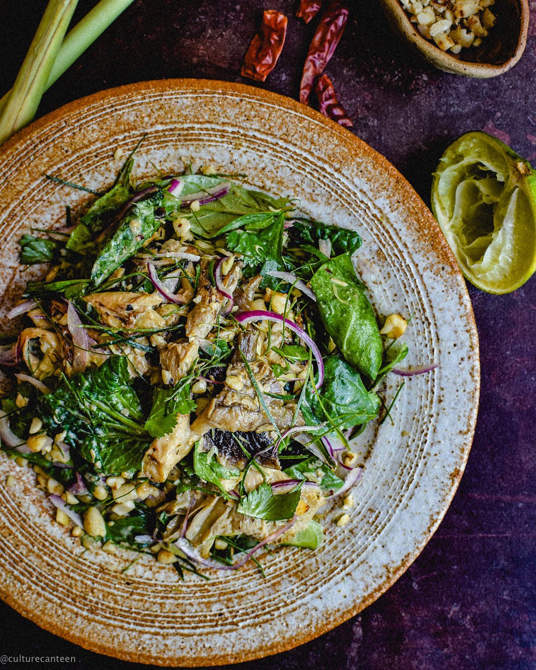 Thai Style Wild Mushroom Salad
