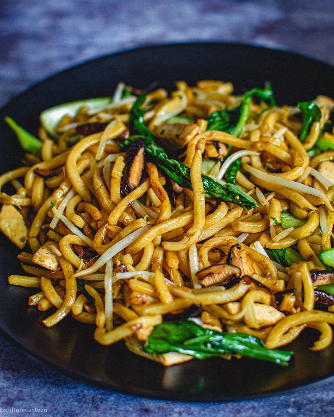 Simple Stir-Fried Shanghai Noodles Dish