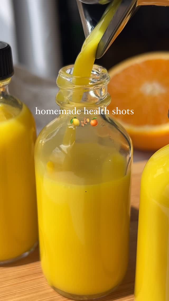 Easy Homemade Ginger Shots