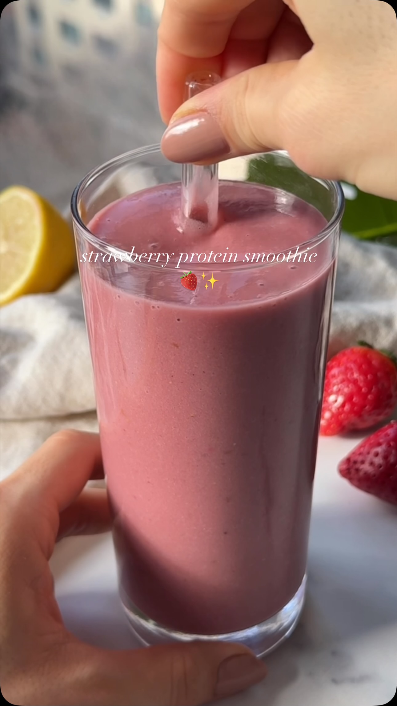Healthy Breakfast Protein Smoothie