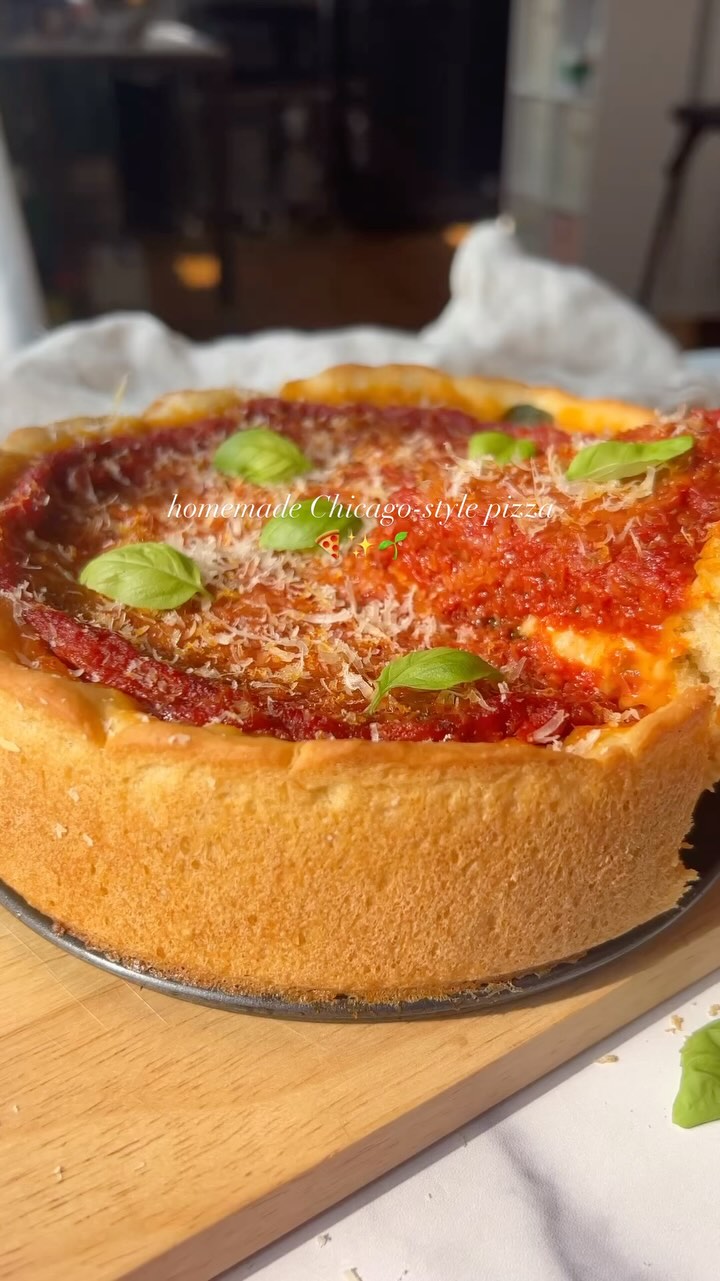 Vegan Deep Dish Pizza