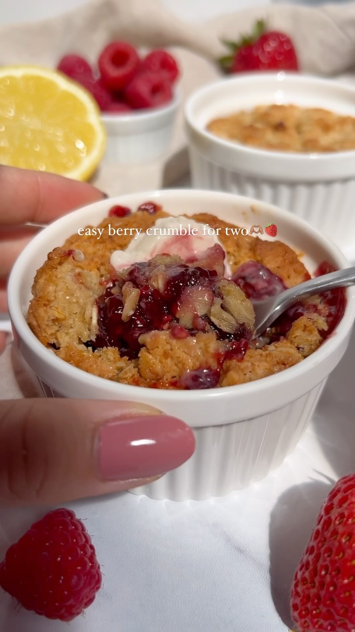 Berry Crumble for Two