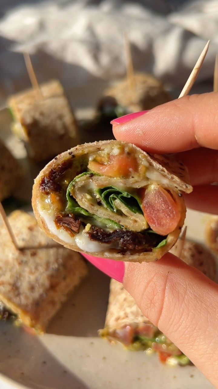 Simple Vegan Veggie Pinwheels Snack