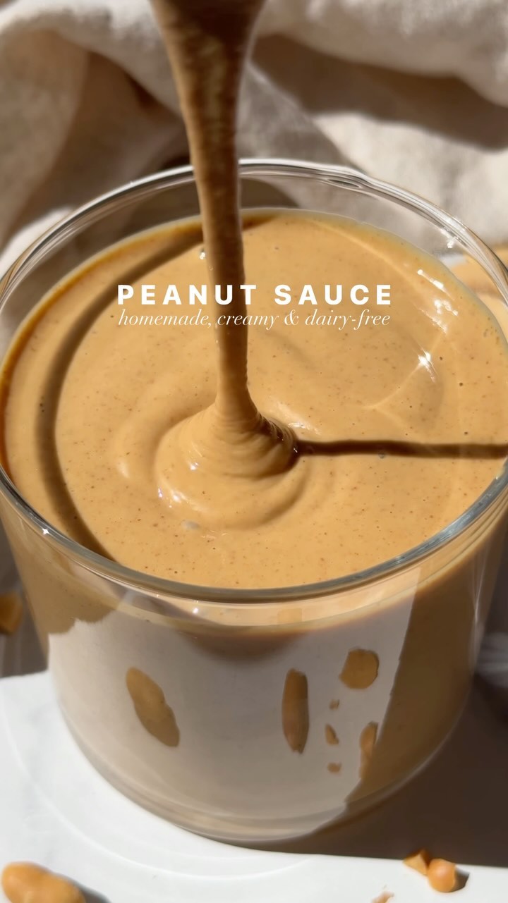 Quick Peanut Sauce for Meals and Marinades