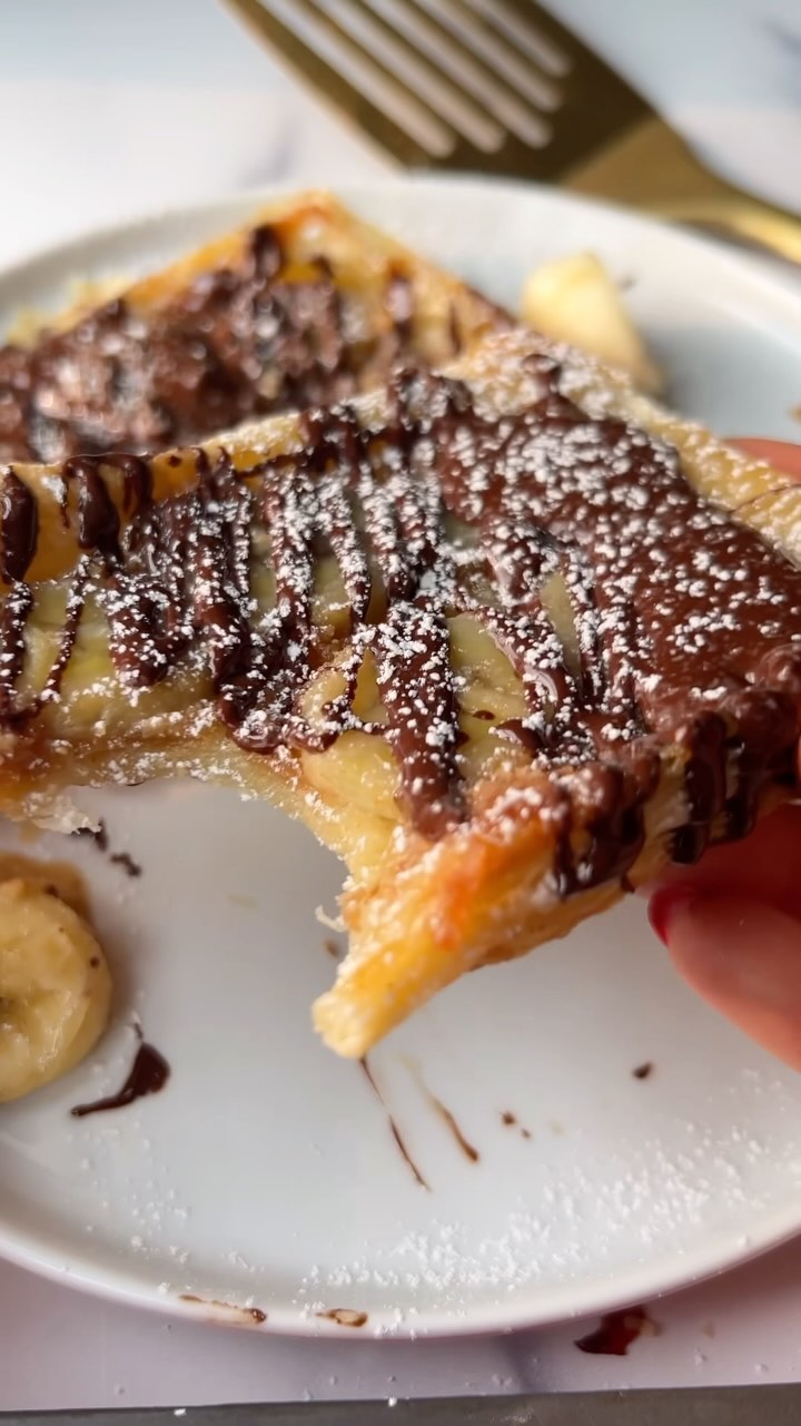 Banana Puff Pastry Dessert