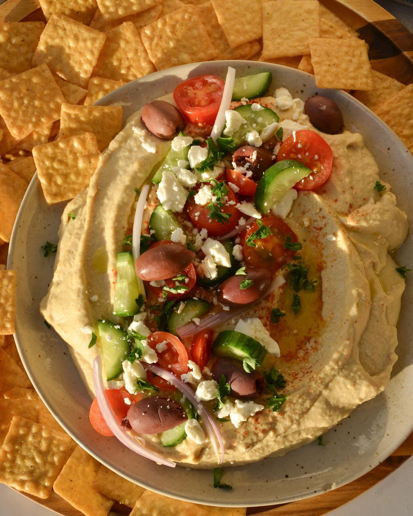 Homemade Hummus Bowl