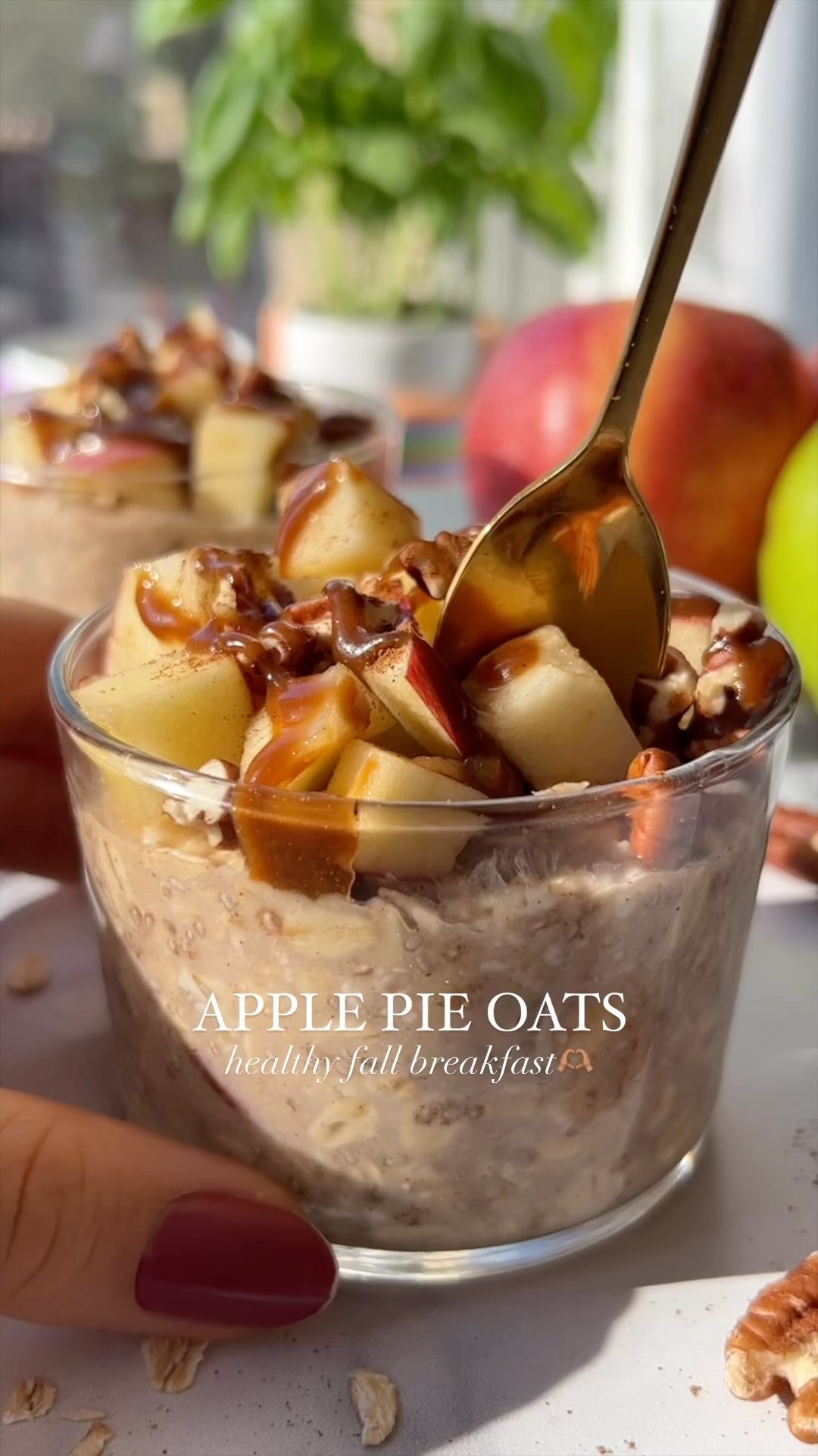 Apple and Cinnamon Overnight Oats
