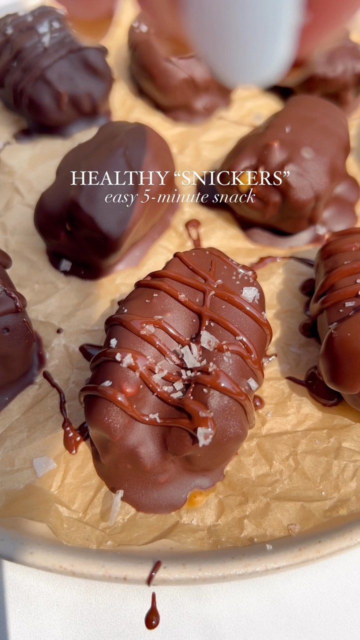 Healthier Snicker's Dates Snack
