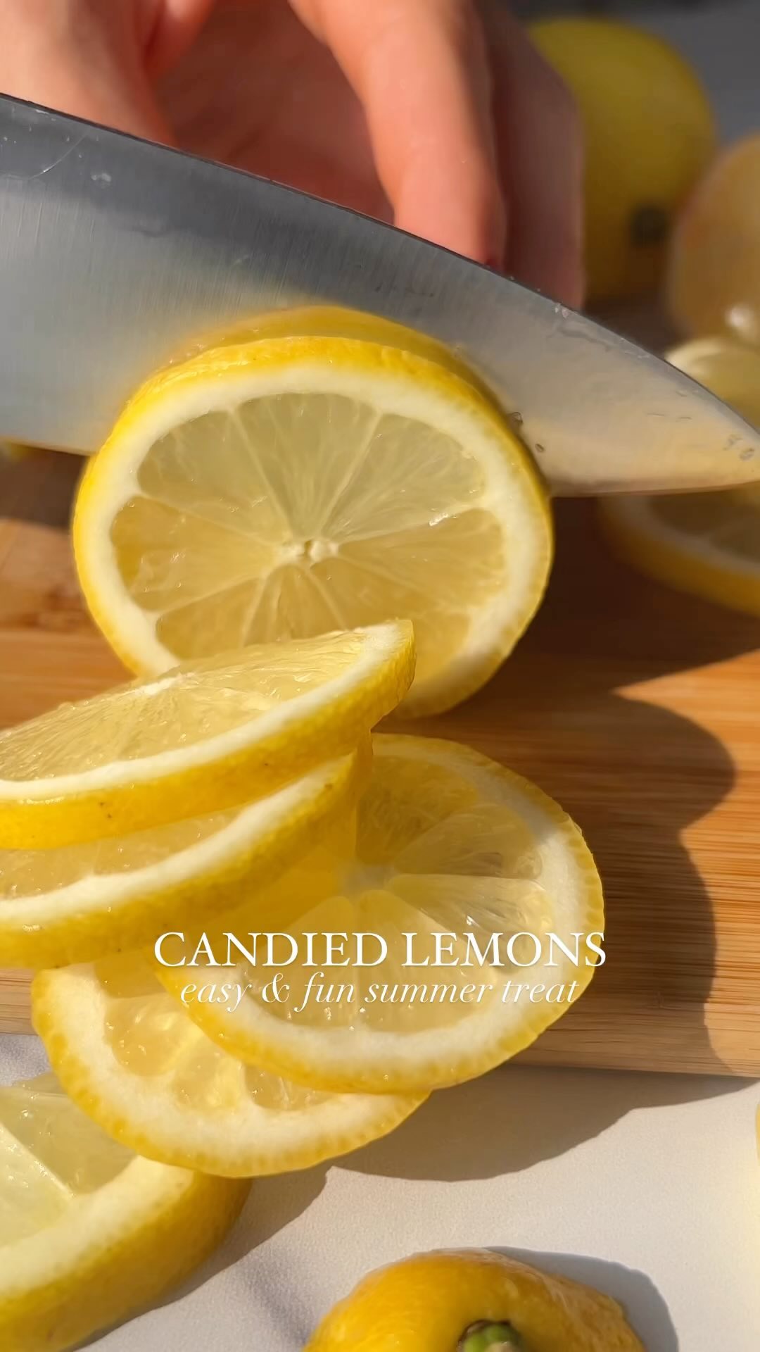 Candied Lemon Slices Dessert
