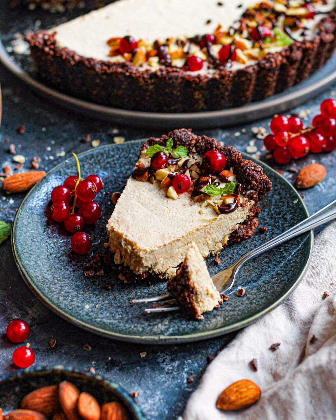 Peanut Butter Mousse Chocolate Cheesecake