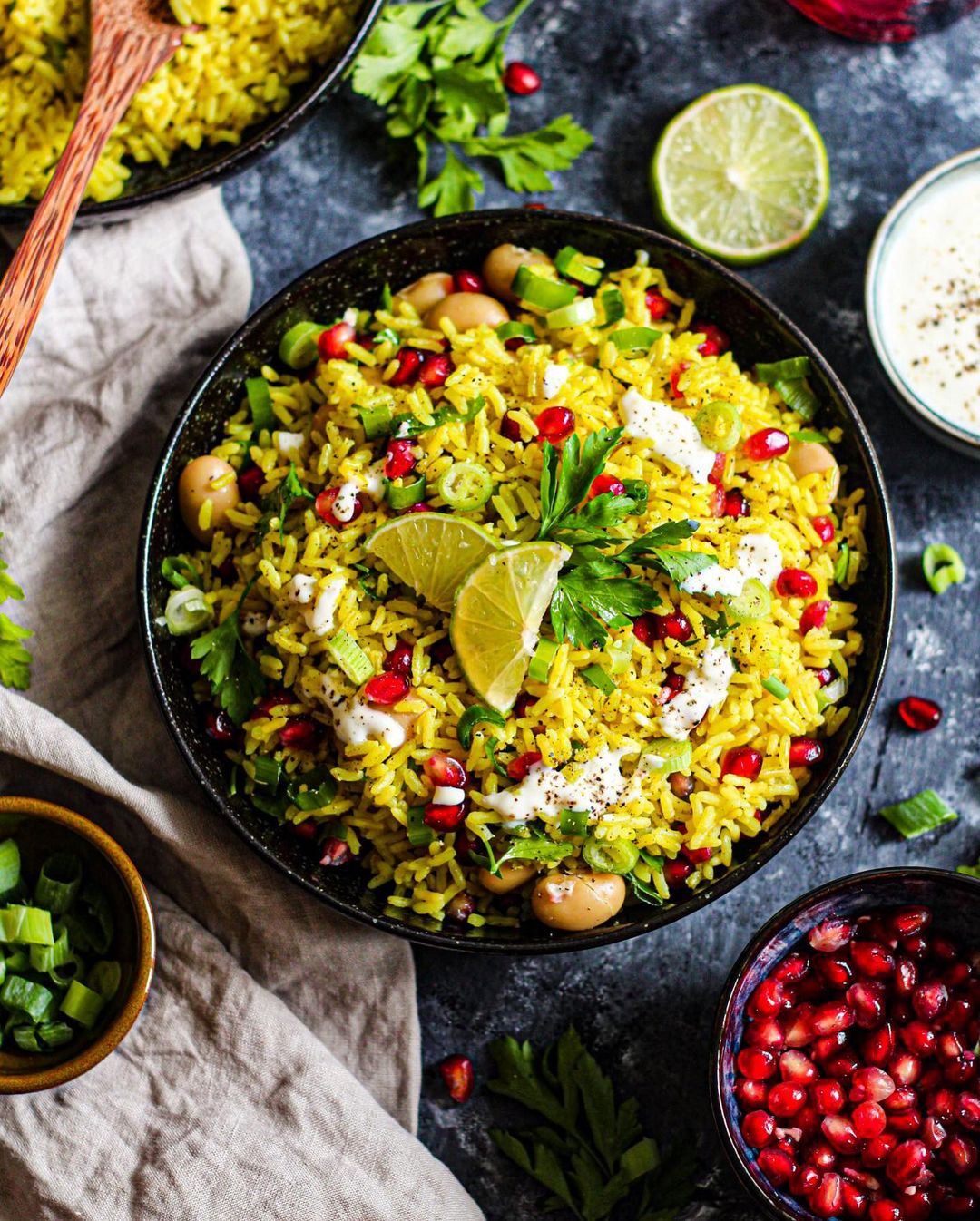Indian-Style Yellow Rice Salad