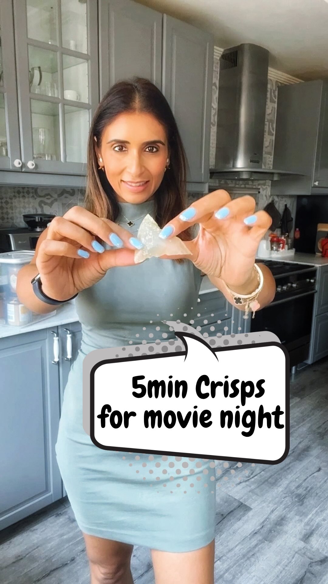Air Fryer Rice Paper Crisps