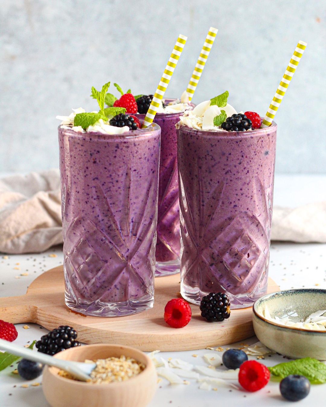 Vegan Protein Berry Smoothie