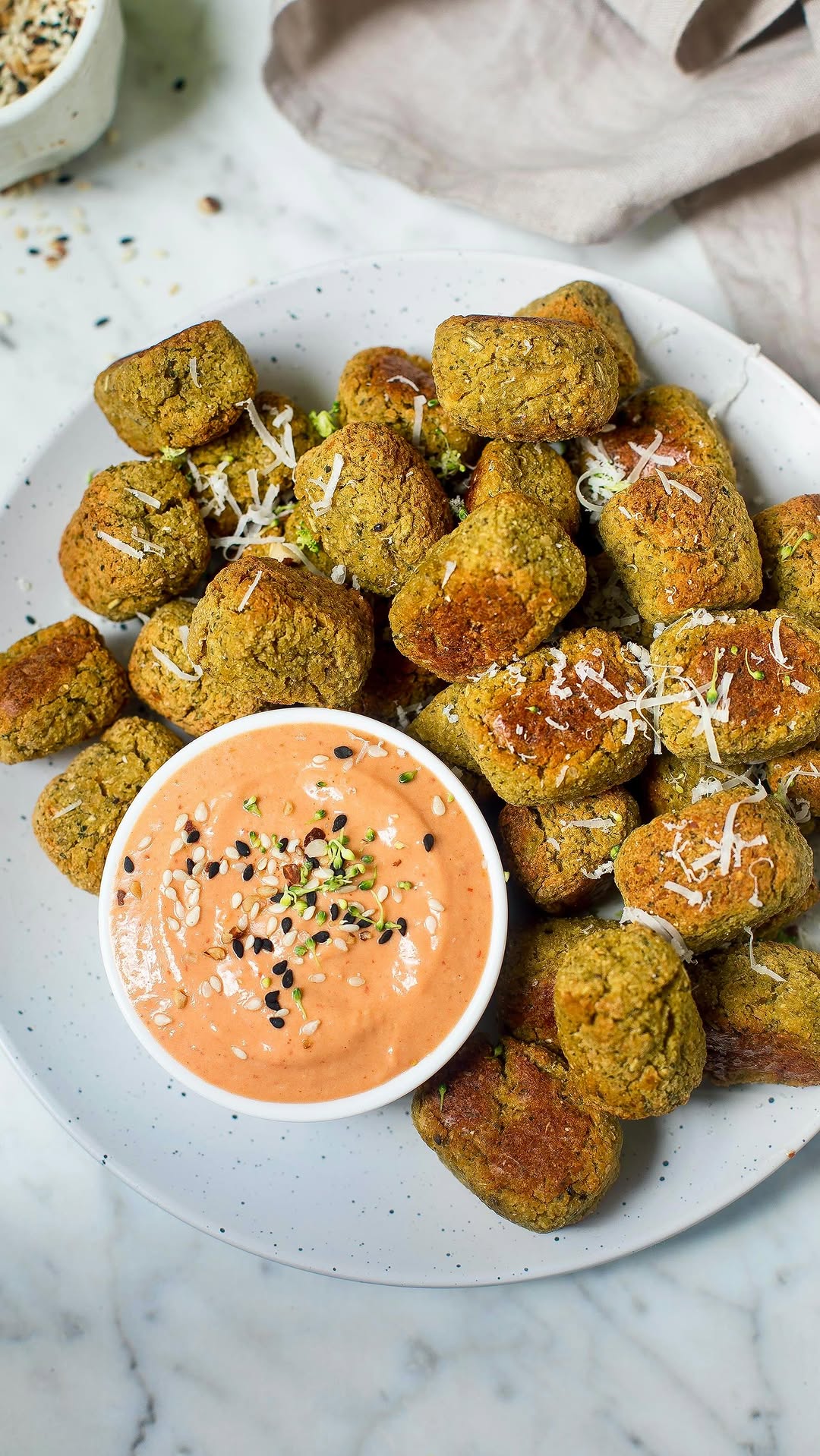 Broccoli and Chickpea Tater Tots