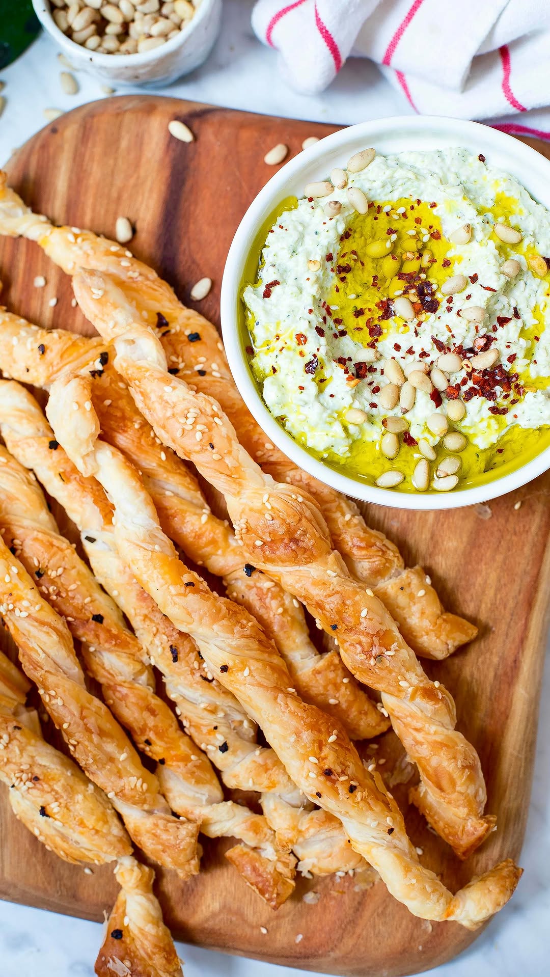 Higher Protein Baked Feta Dip