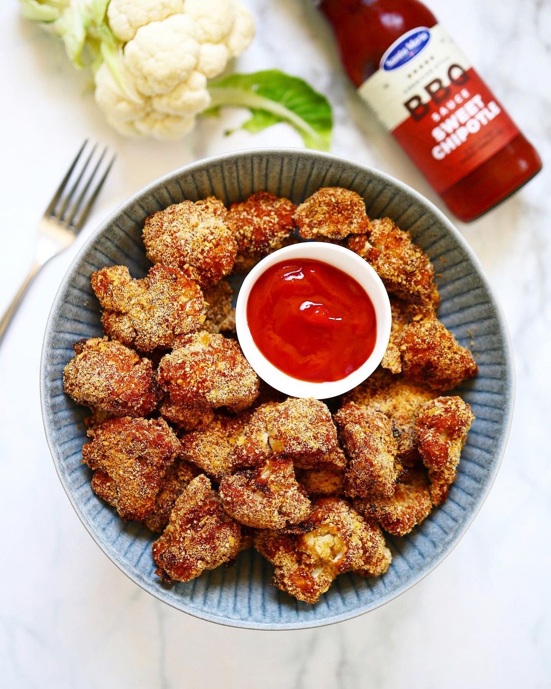 Baked Bbq Cauliflower Recipe