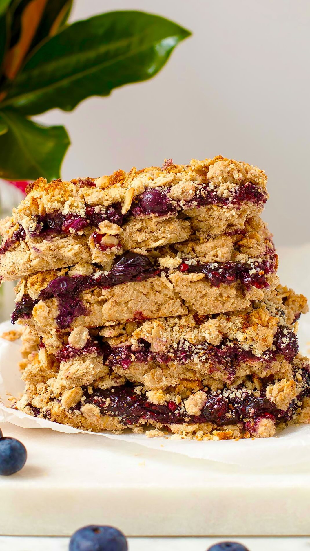 Crunchy Berry Crumble Bars