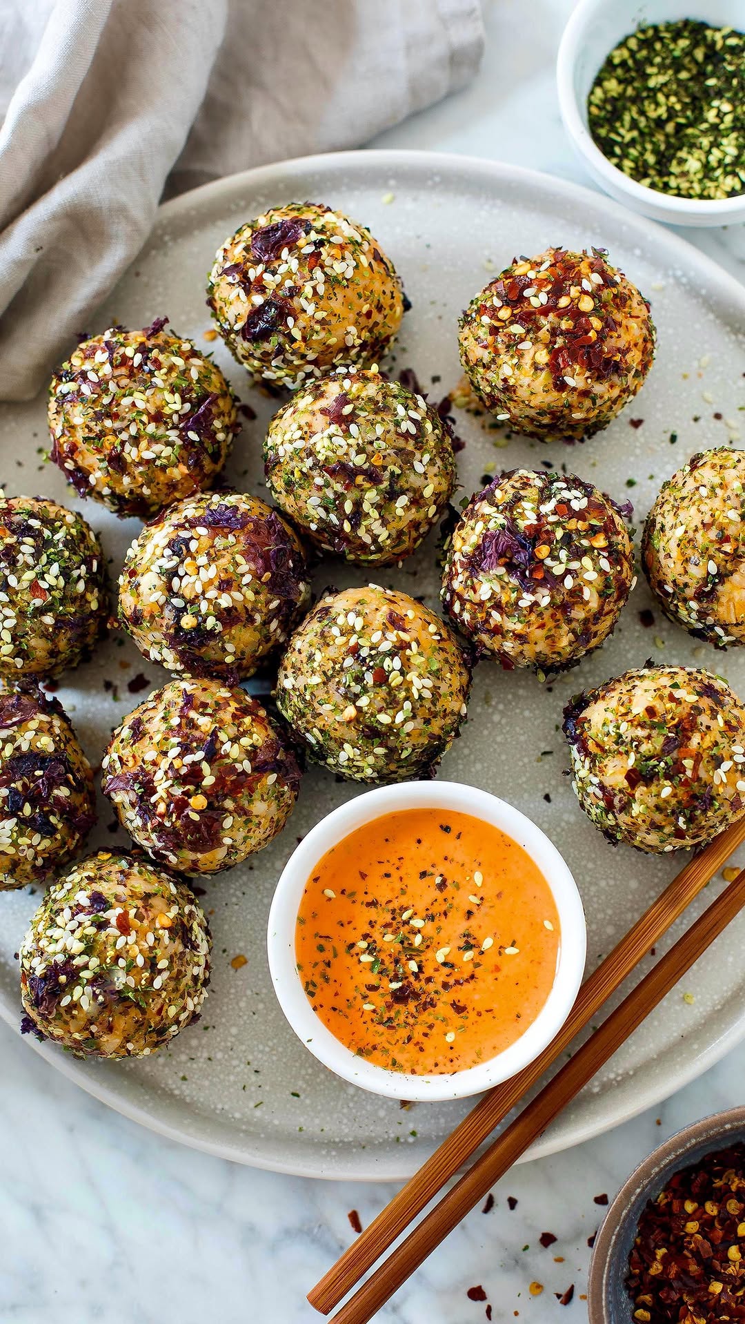 Vegan-Friendly Chickpea Sushi Balls