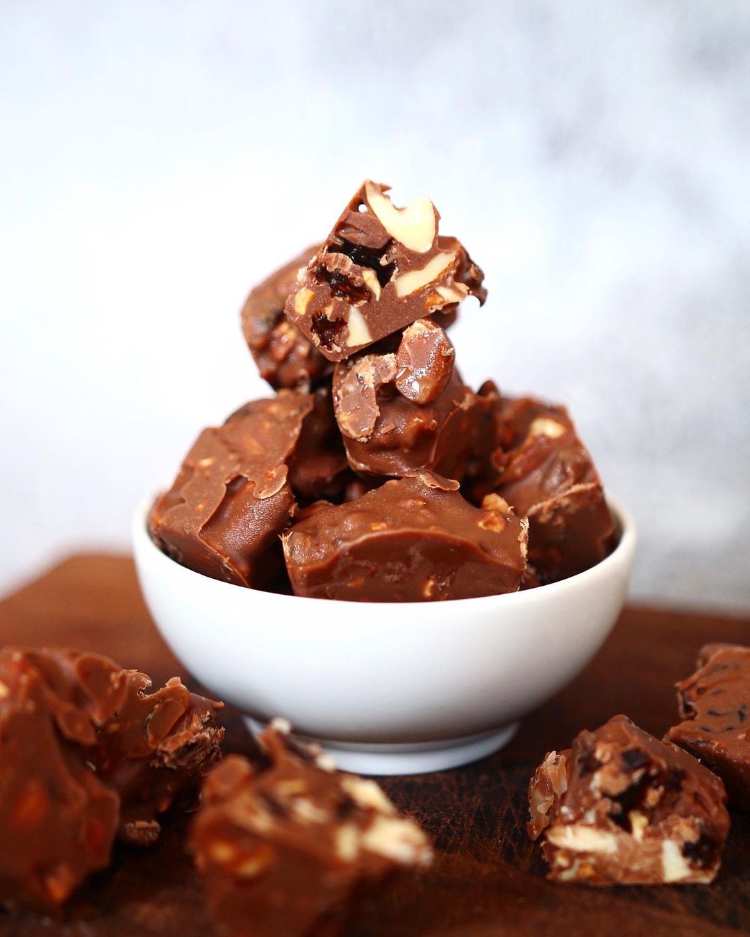 Vegan Chocolate with Almonds and Raisins