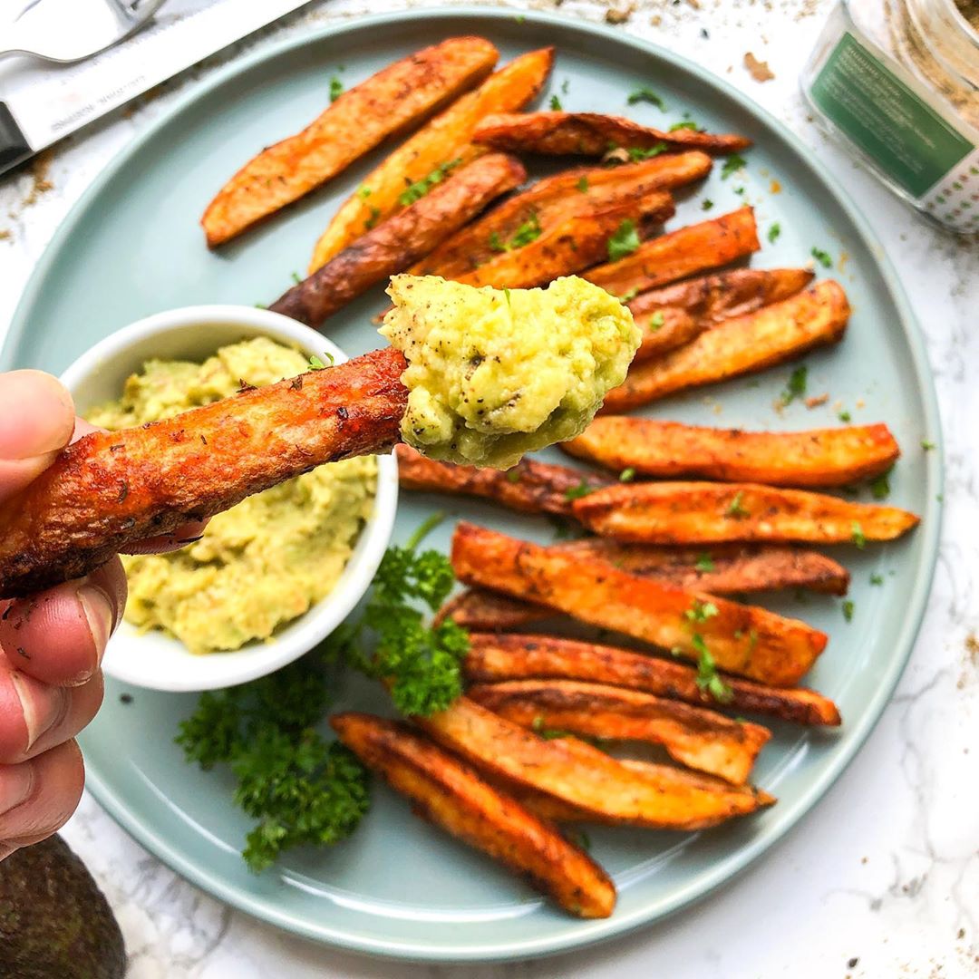 Easy Oven-Baked Veggie Fries with Dips