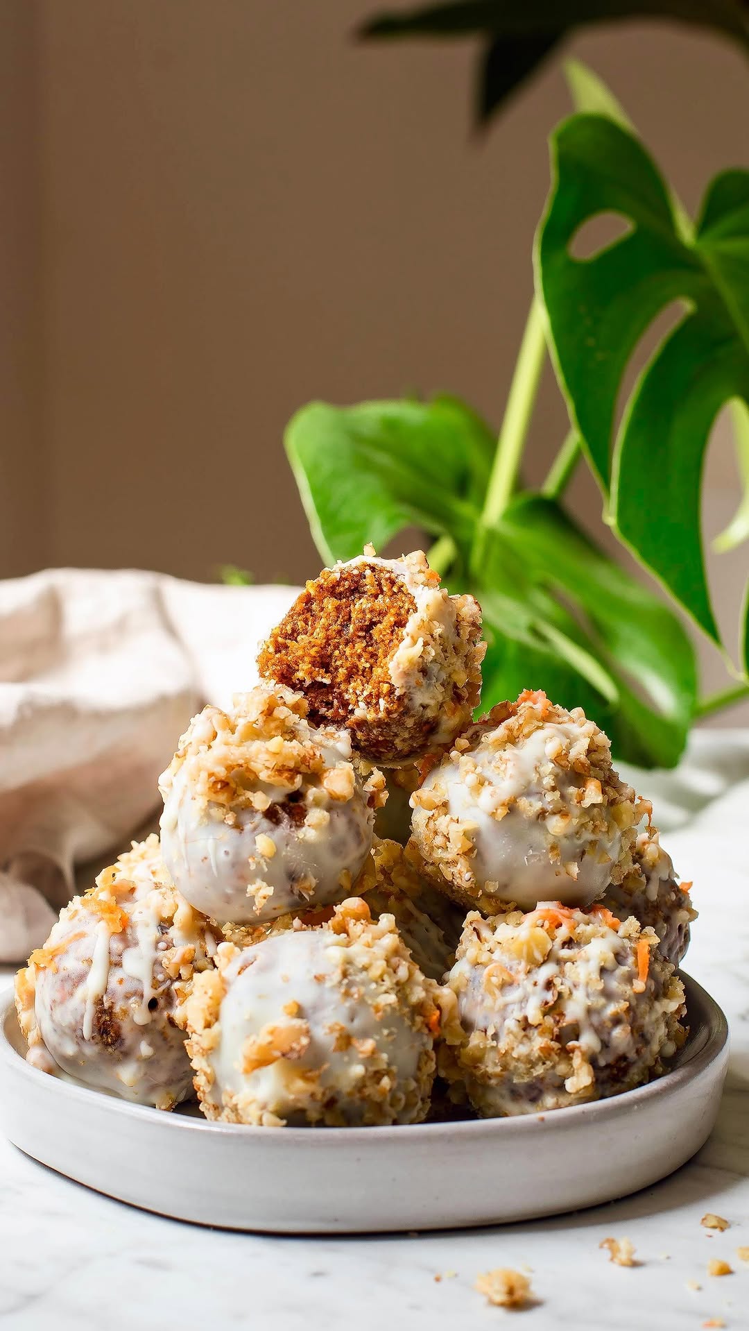 Carrot Cake Bites with Rice Cakes