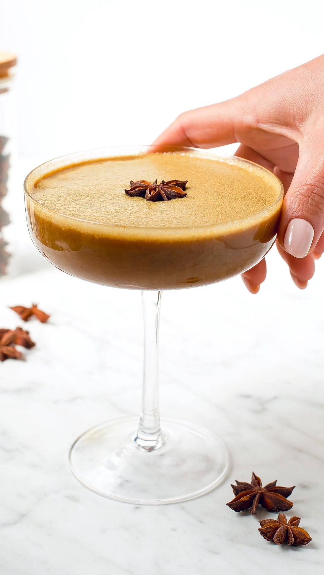 Chilled Gingerbread Espresso Martini