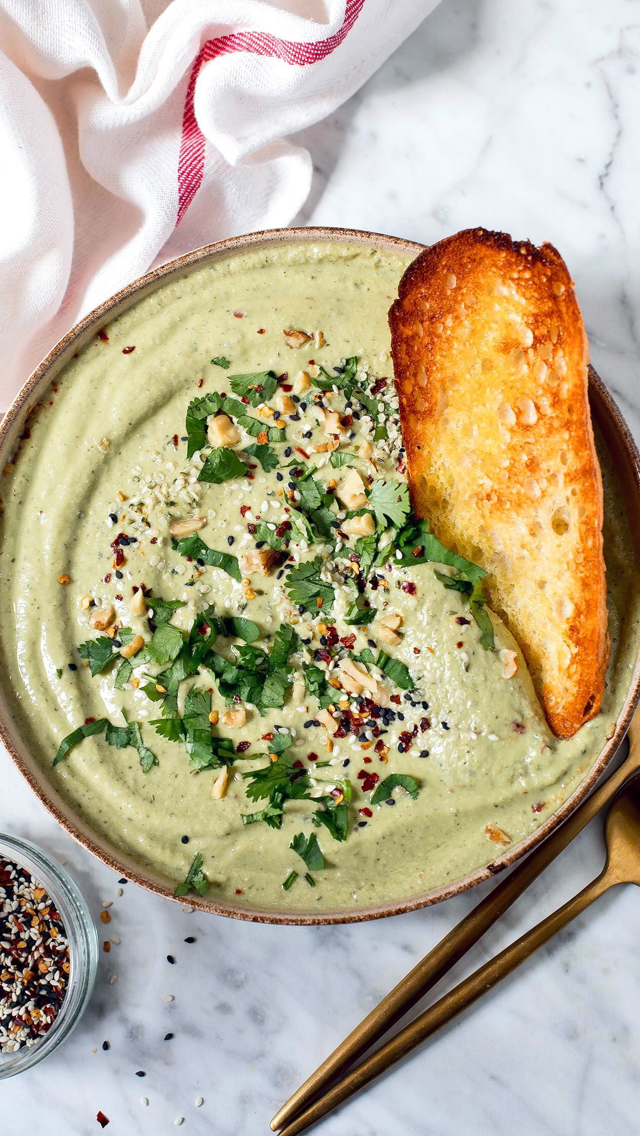 Creamy Zucchini Soup Without Cream