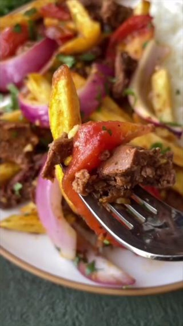 Vegan Peruvian Lomo Saltado
