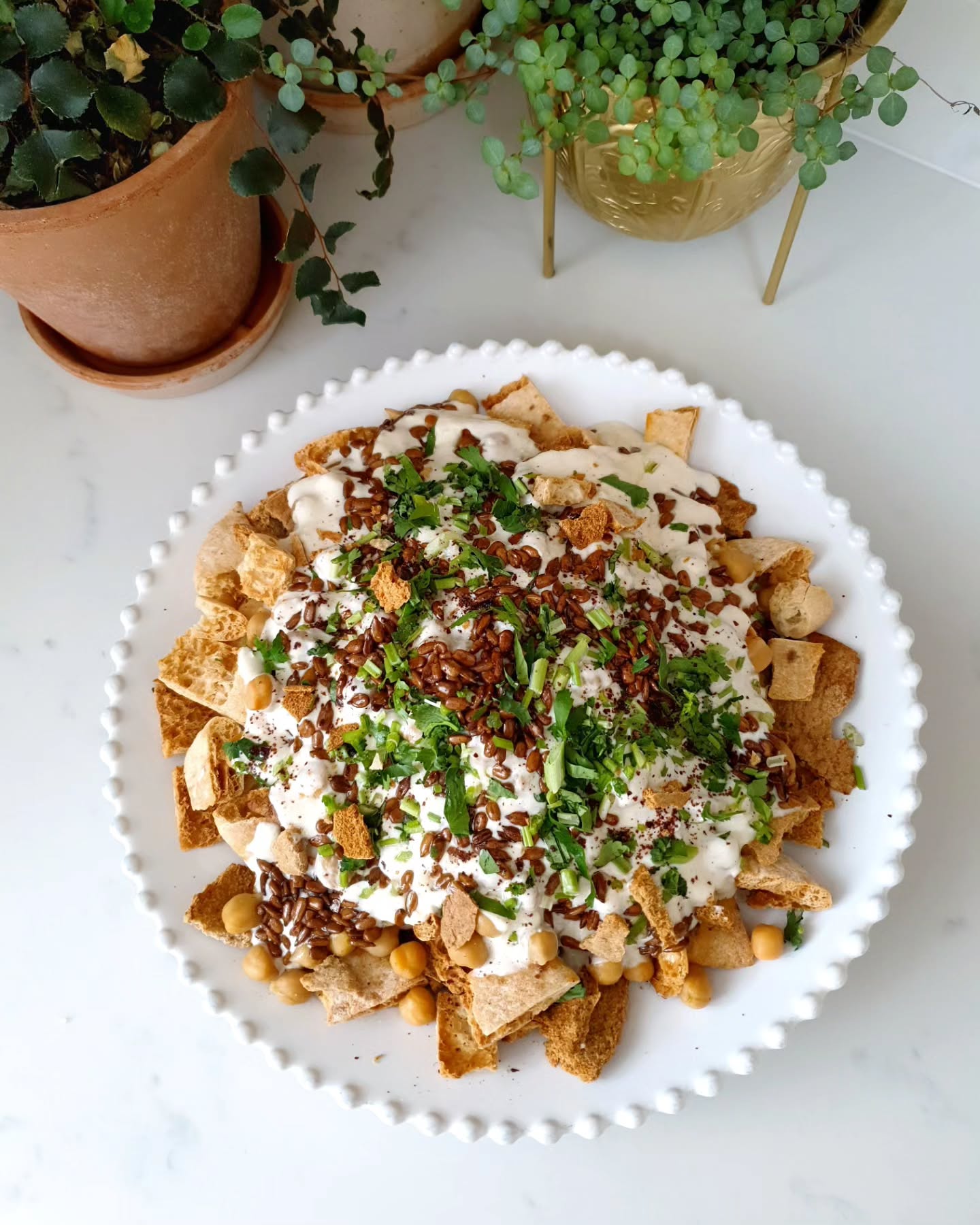 Levantine Fatteh with Chickpeas and Pita