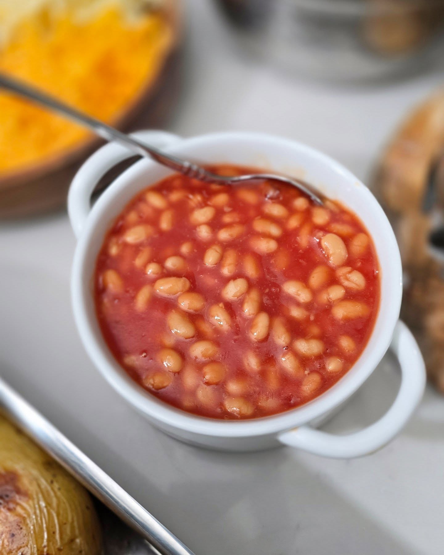Jacket Potatoes with Chilli Beans