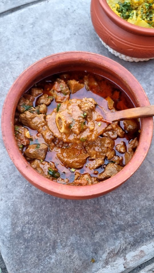 Clay Pot Mutton Bhuna