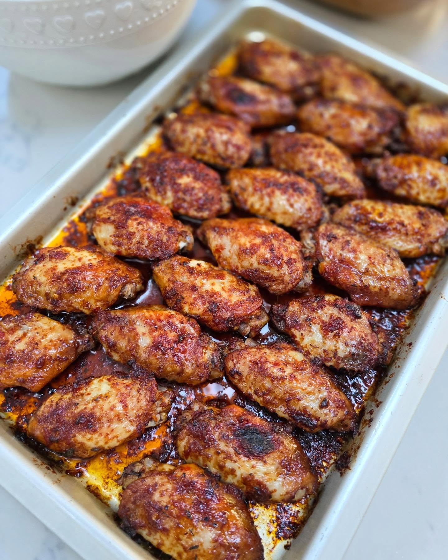 Ajvar Inspired Grilled Chicken Wings