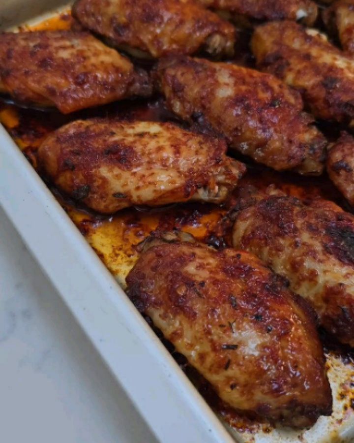 Ajvar Inspired Grilled Chicken Wings