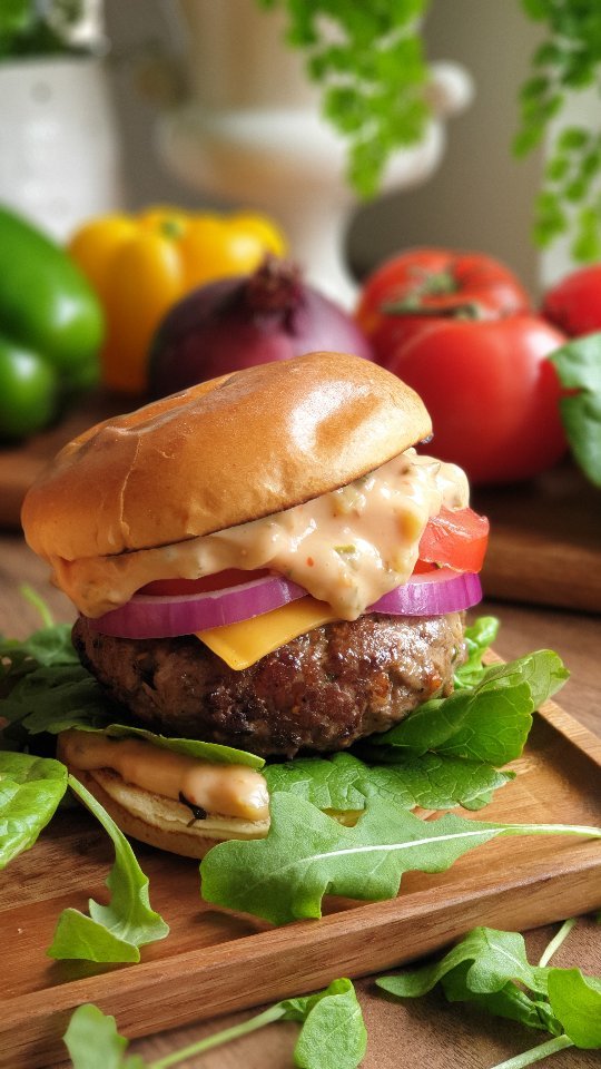 Whoppa Mutton Burgers with Sauce