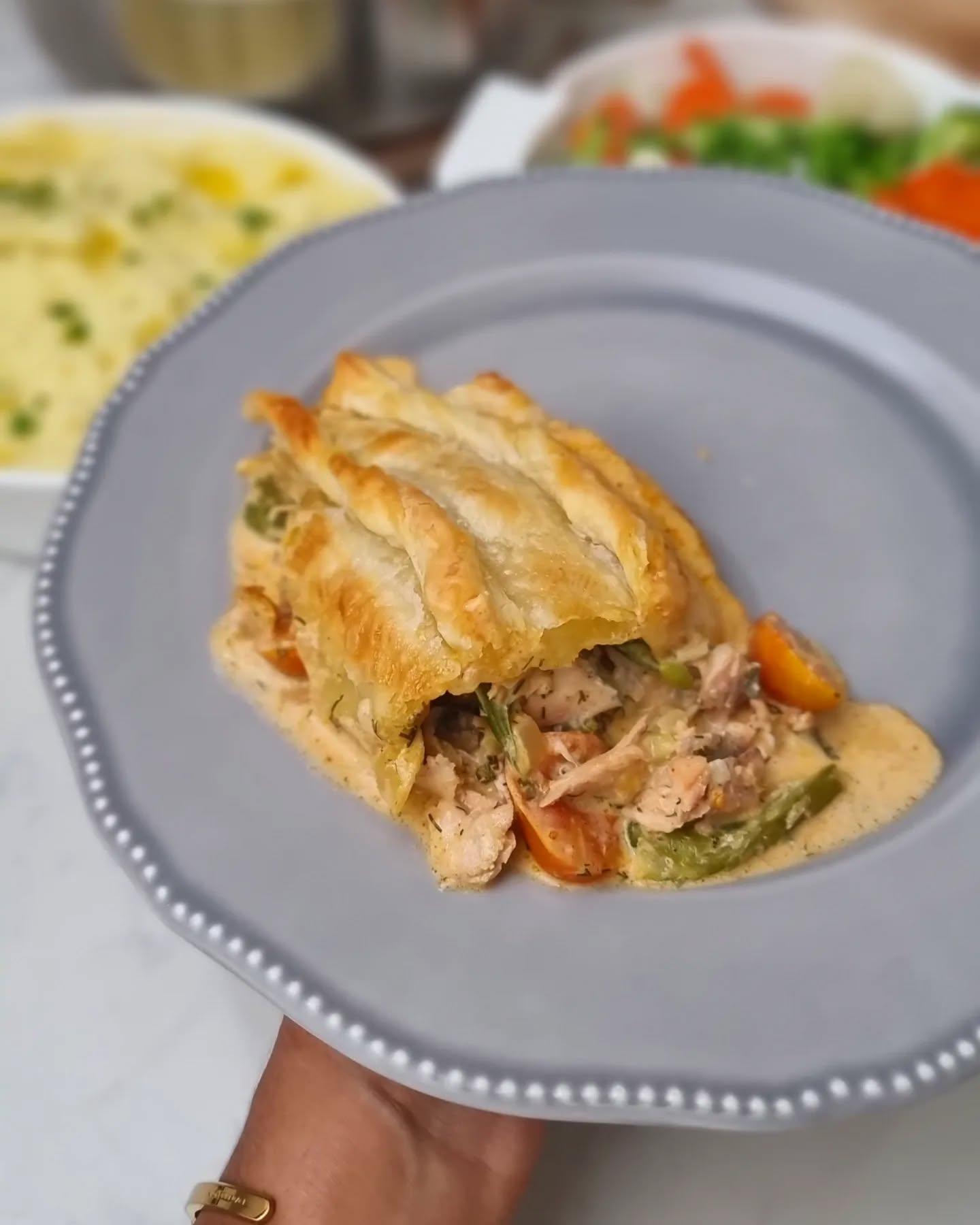 Smoked Paprika and Dill Salmon Pie