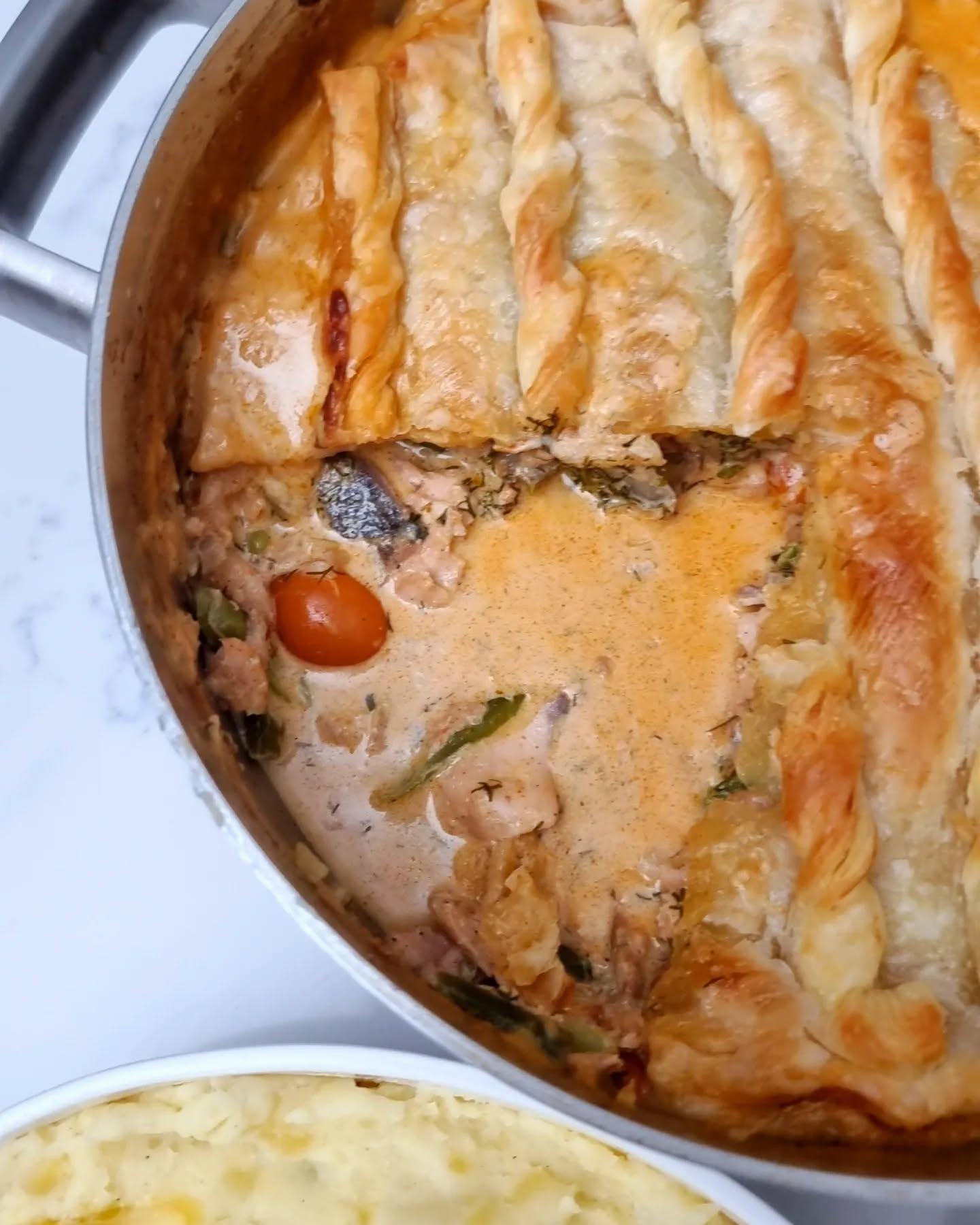 Smoked Paprika and Dill Salmon Pie