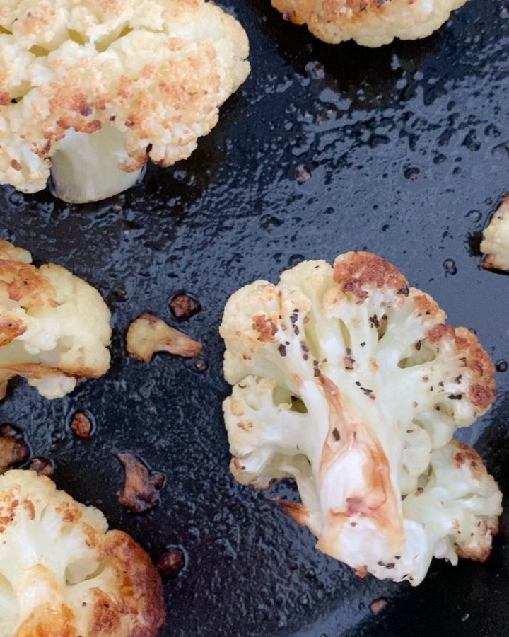 Crispy Golden Brown Roasted Cauliflower