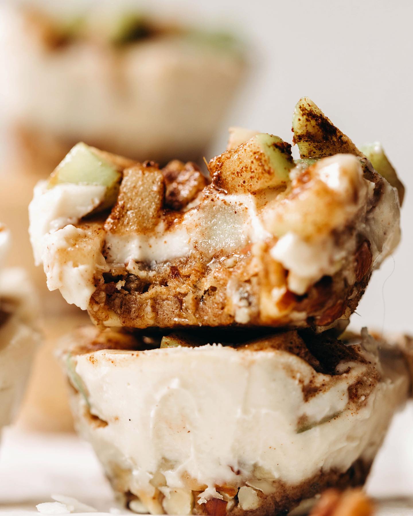 Cinnamon Apple Mini Cheesecakes