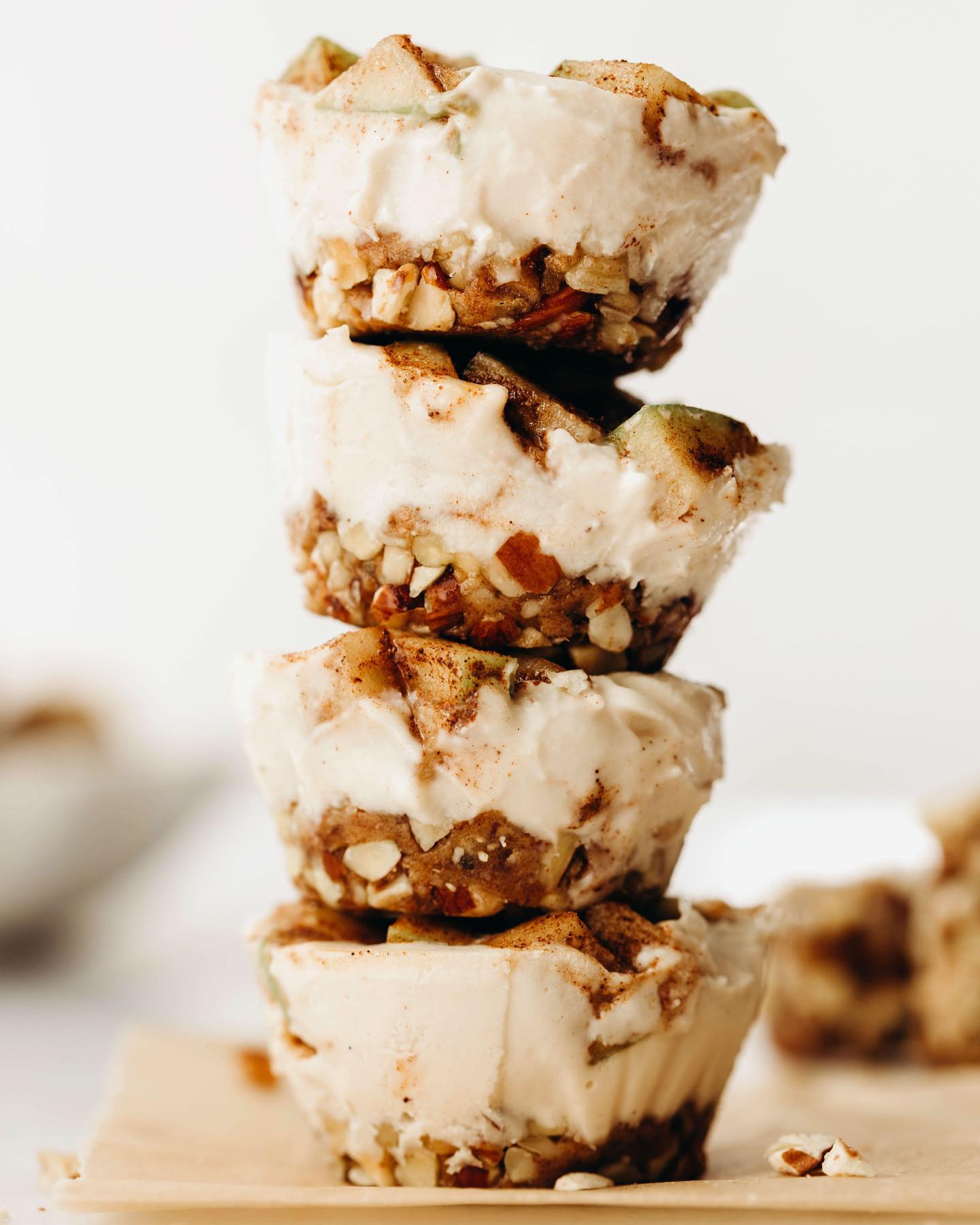 Cinnamon Apple Mini Cheesecakes